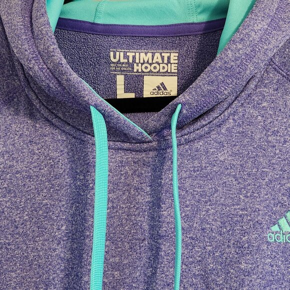 Adidas Women's Ultimate Climawarm Hoodie, Front Side Pockets, Size Large - Picture 4 of 16